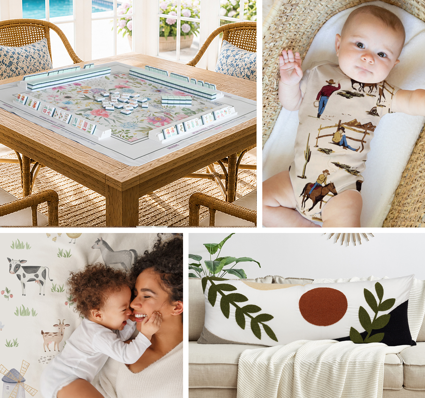 Free Shipping on all contiguous U.S. Orders for Baby, Kids and Teen - redirect to all baby bedding page