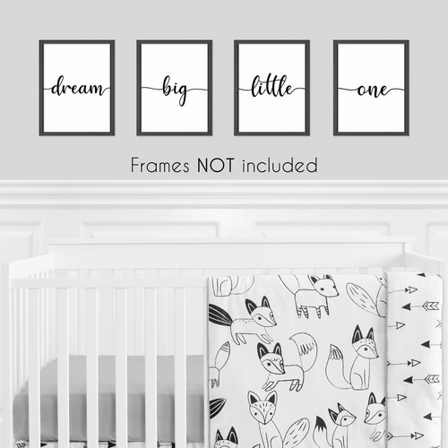 Inspirational Quote Collection  Wall Art Prints - Set of 4 - Dream Big - alt image 1