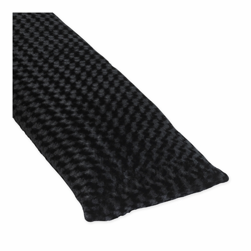 Isabella Black and White Collection Black Full Length Body Pillow Cover