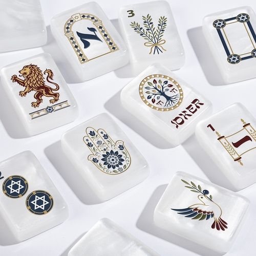 Judaica Pearl Collection American Mahjong Tile Set (160pc) - alt image 2