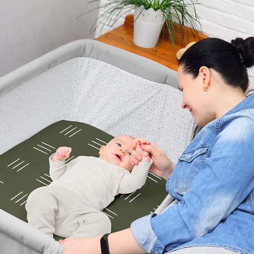 Jungle Collection 2 Pack Baby Bassinet Fitted Sheets - alt image 3