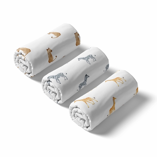 Jungle Collection 3 Pack Crib Sheets - alt image 4
