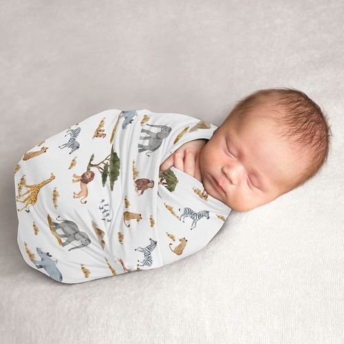 Jungle Collection Baby Swaddle Blanket