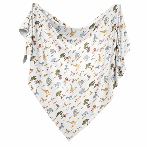Jungle Collection Baby Swaddle Blanket - alt image 1