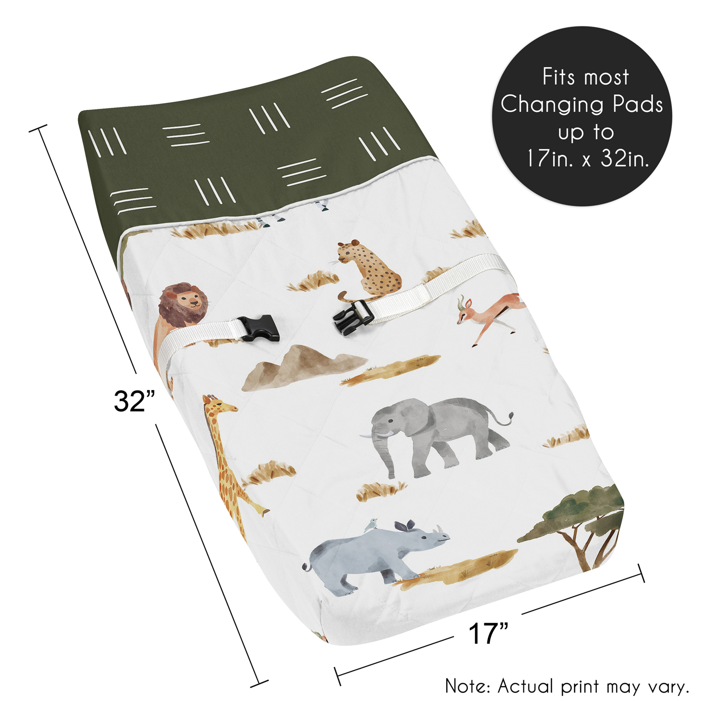 Jungle Collection Changing Pad Cover