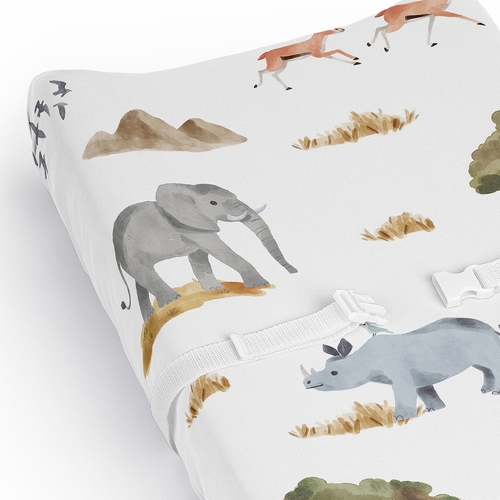 Jungle Collection Changing Pad Cover Sheet - alt image 3