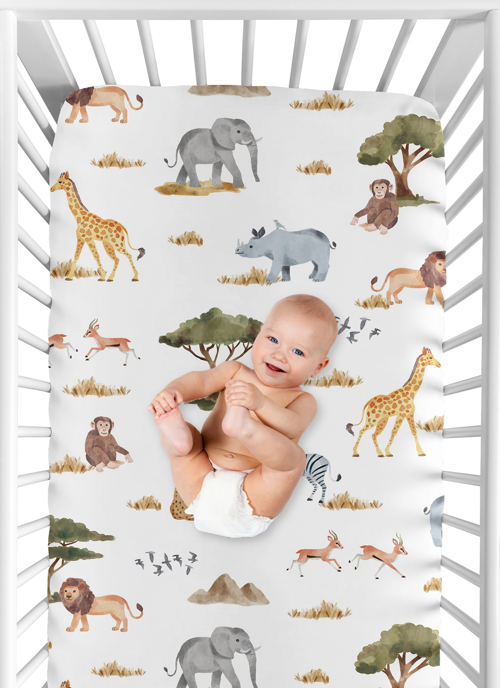 Jungle Collection Crib Sheet