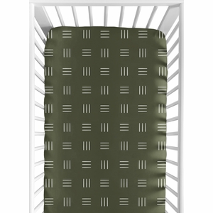 Jungle Collection Crib Sheet - Hatch Print