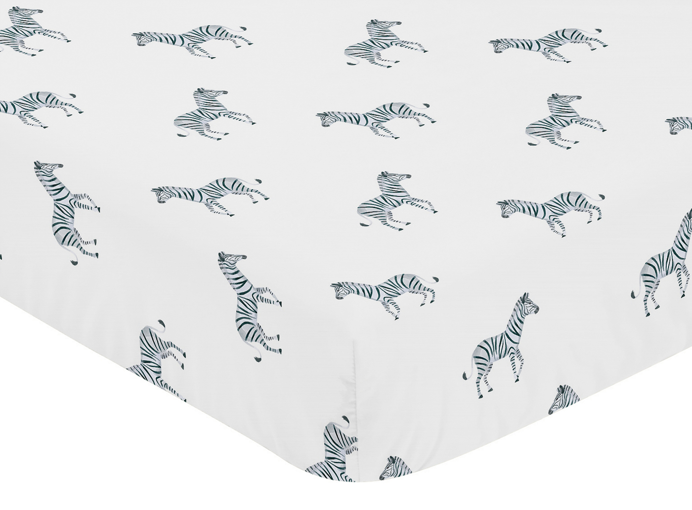 Jungle Collection Crib Sheet Zebra Print