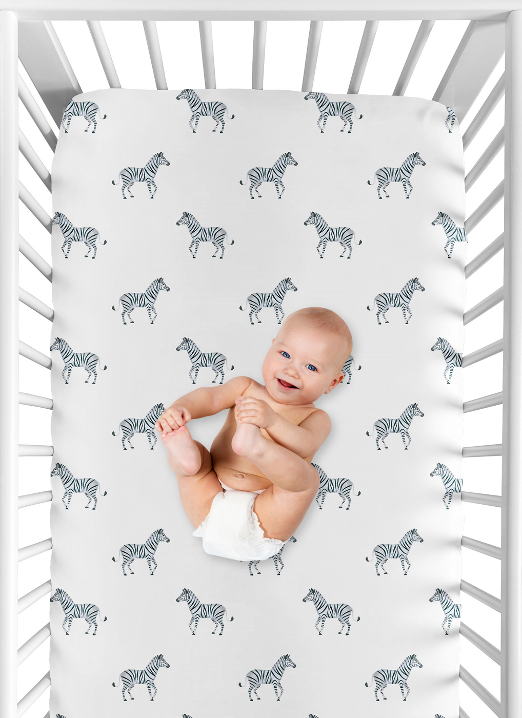 Jungle Collection Crib Sheet Zebra Print