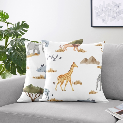 Jungle Collection Decorative Accent Throw Pillows - Set of 2 - alt image 1