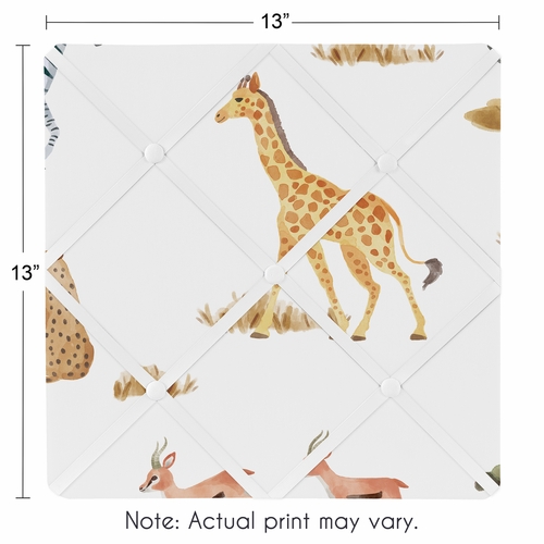 Jungle Collection Fabric Memo Board - alt image 2