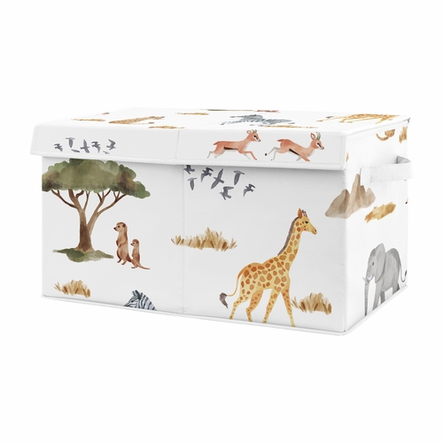 Jungle Collection Fabric Toy Bin Storage