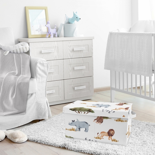 Jungle Collection Fabric Toy Bin Storage - alt image 1