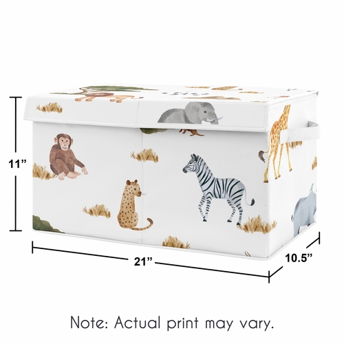 Jungle Collection Fabric Toy Bin Storage - alt image 2
