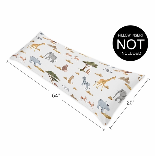 Jungle Collection Full Length Body Pillow Cover - alt image 3