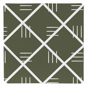 Jungle Collection Hatch Print Fabric Memo Board