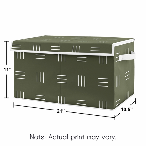 Jungle Collection Hatch Print Fabric Toy Bin Storage - alt image 2
