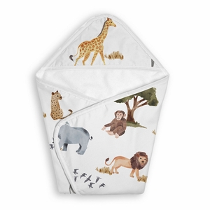 Jungle Collection Hooded Baby Towels - Toddler Bath Towel