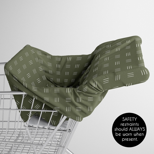 Jungle Collection Multi Use Baby Car Seat and Nursing Cover - Hatch Print - alt image 3