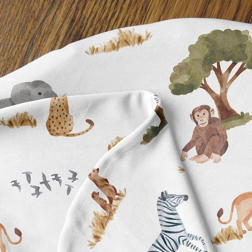 Jungle Collection Nursing Breastfeeding Pillow Cover - alt image 3