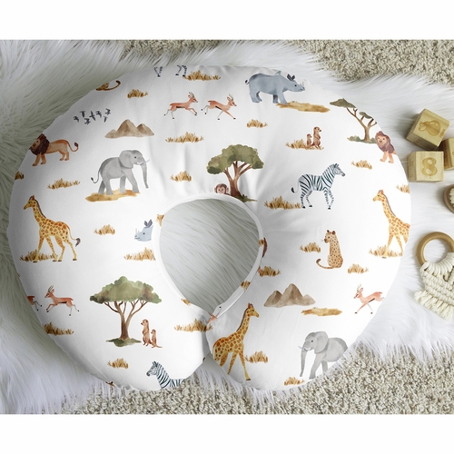 Jungle Collection Nursing Breastfeeding Pillow Cover - alt image 4