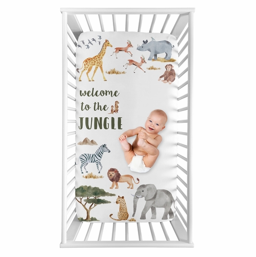 Jungle Collection Photo Op Crib Sheet