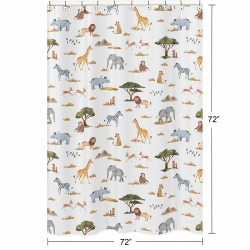 Jungle Collection Shower Curtain - alt image 4