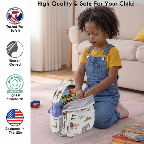 Jungle Collection Small Toddler Backpack - alt image 4