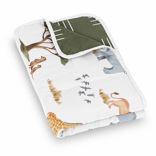 Jungle Collection Toddler 5lbs Weighted Blanket for Kids - alt image 2