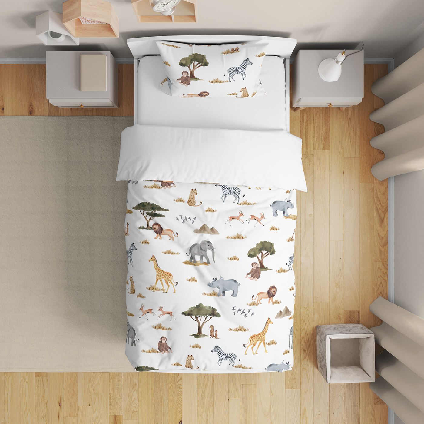 Jungle Collection Toddler Bedding