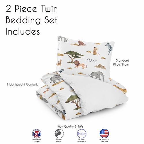 Jungle Collection Twin Bedding - alt image 4