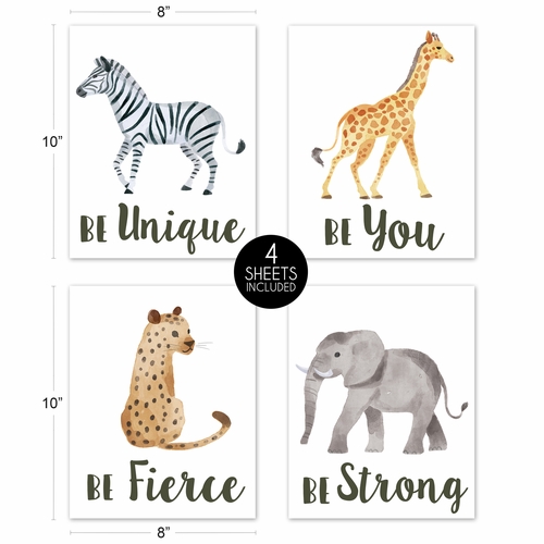 Jungle Collection Wall Art Prints - Set of 4 - alt image 4