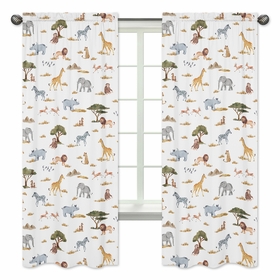 Jungle Collection Window Panels - Set of 2