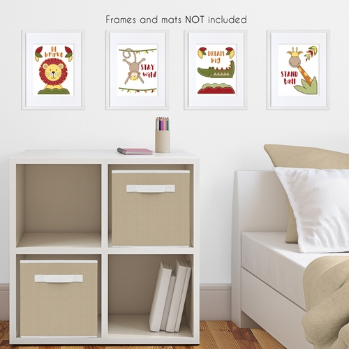 Jungle Time Collection Wall Art Prints - Set of 4 - alt image 2
