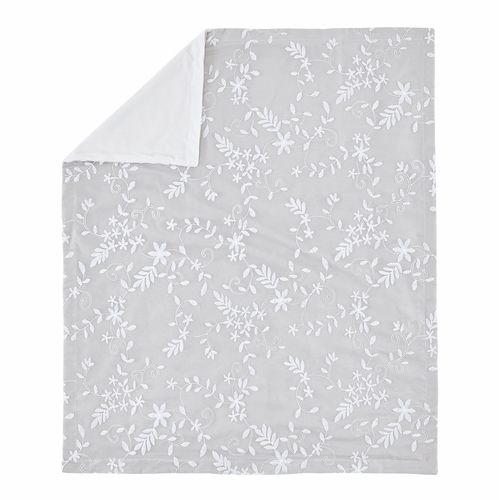 Lace Grey Collection Baby Blanket - alt image 1