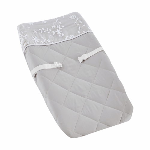 Lace Grey Collection Changing Pad Cover