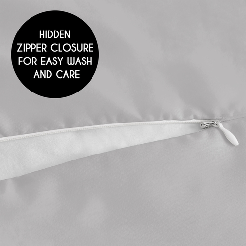 Lace Grey Collection Decorative Accent Throw Pillows - Set of 2 - alt image 3