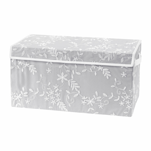 Lace Grey Collection Fabric Toy Bin Storage