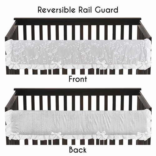 Lace Grey Collection Long Rail Guard Cover - alt image 3