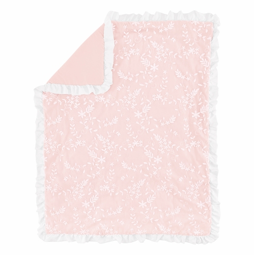 Lace Pink Collection 5 Piece Crib Bedding - alt image 2