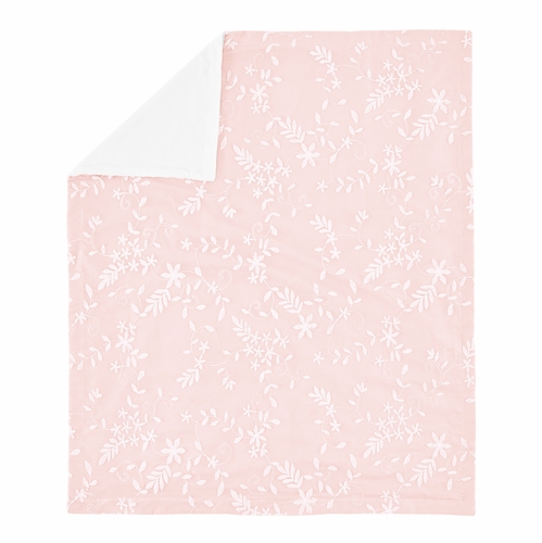Lace Pink Collection Baby Blanket - alt image 1