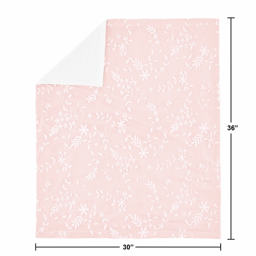 Lace Pink Collection Baby Blanket - alt image 3