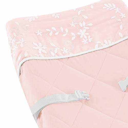Lace Pink Collection Changing Pad Cover - alt image 3