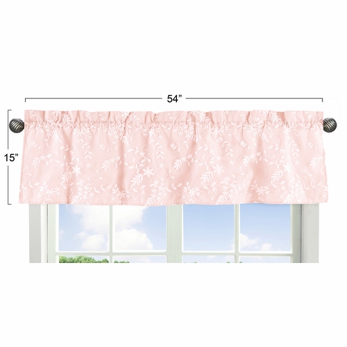 Lace Pink Collection Window Valance - alt image 2