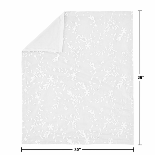 Lace White Collection Baby Blanket - alt image 3