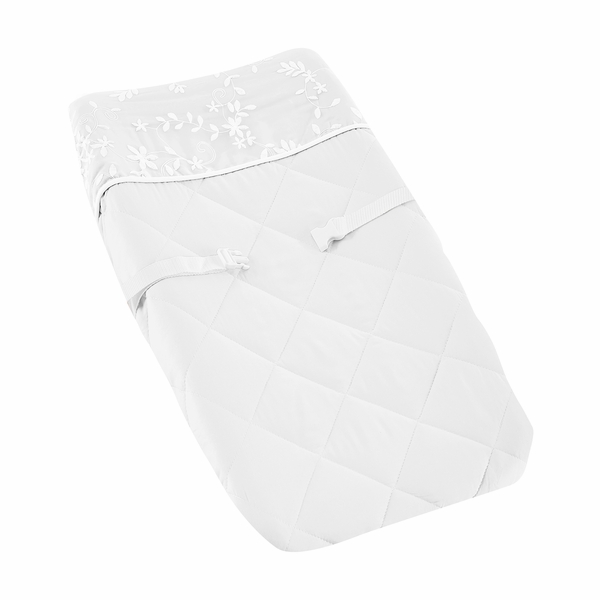 Lace White Collection Changing Pad Cover