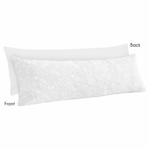 Lace White Collection Full Length Body Pillow Cover - alt image 5