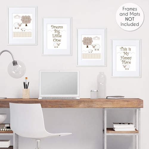 Lamb Collection Wall Art Prints - Set of 4 - alt image 3