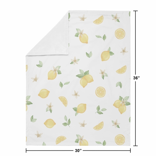 Lemon Collection Baby Blanket - alt image 3